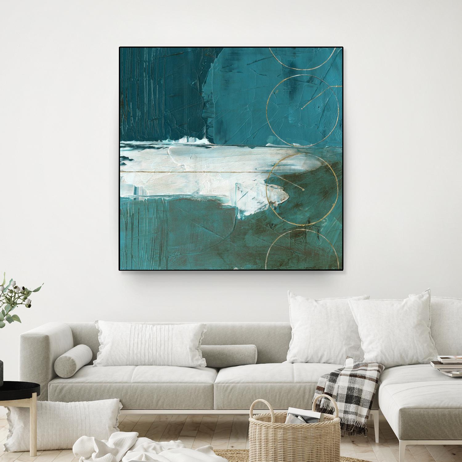 Seabound II by June Erica Vess on GIANT ART - blue abstract