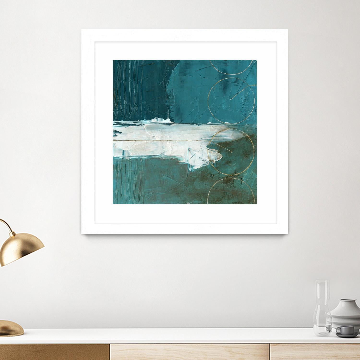 Seabound II by June Erica Vess on GIANT ART - blue abstract