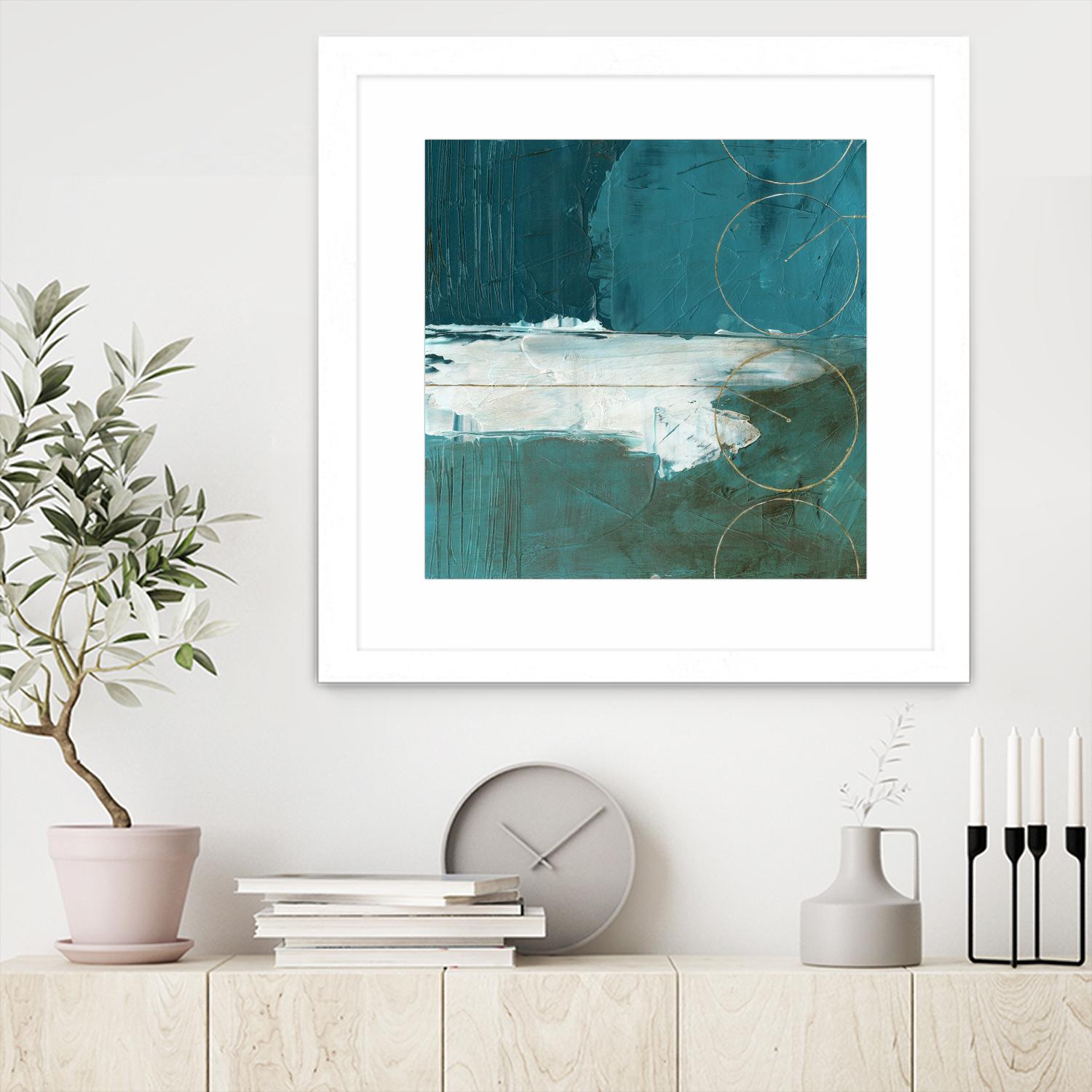 Seabound II by June Erica Vess on GIANT ART - blue abstract