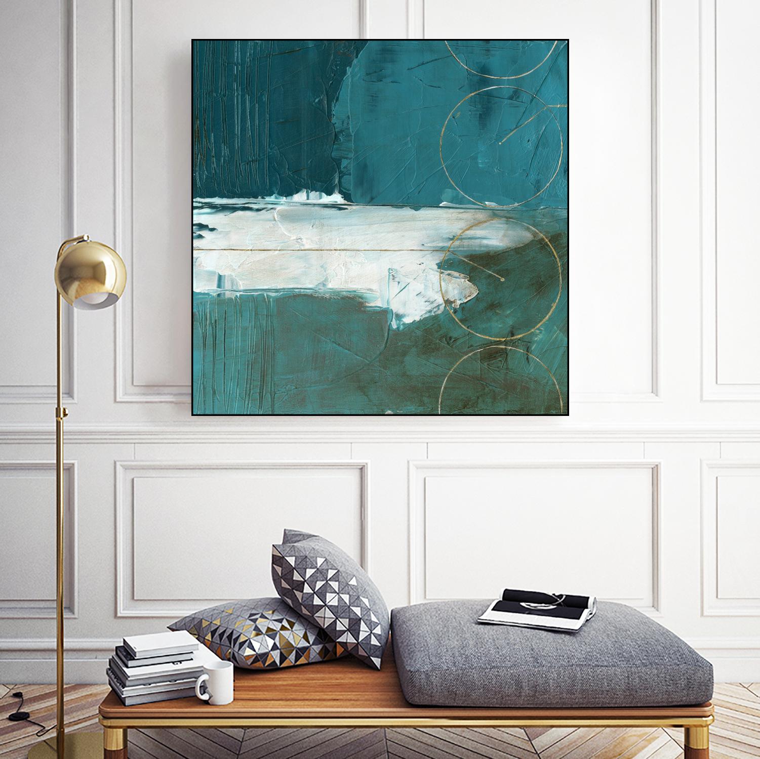 Seabound II by June Erica Vess on GIANT ART - blue abstract