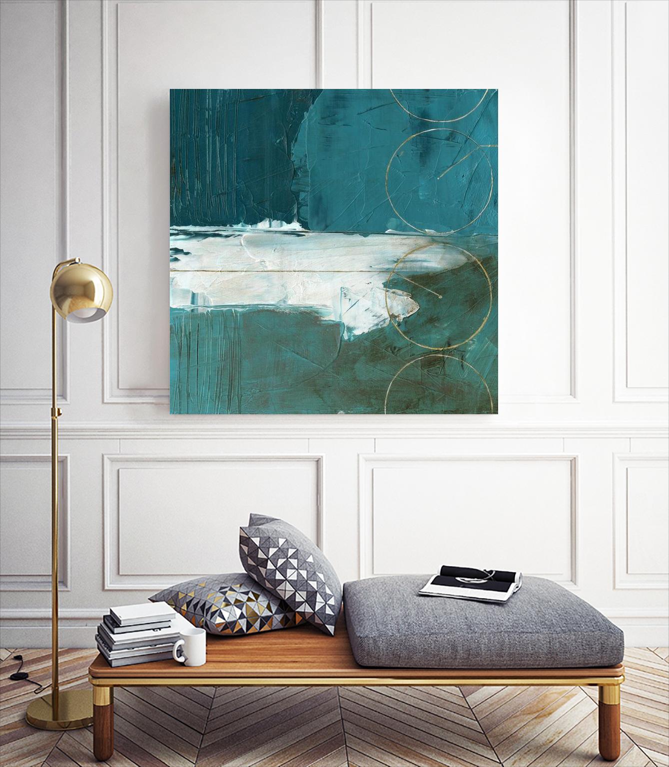 Seabound II by June Erica Vess on GIANT ART - blue abstract