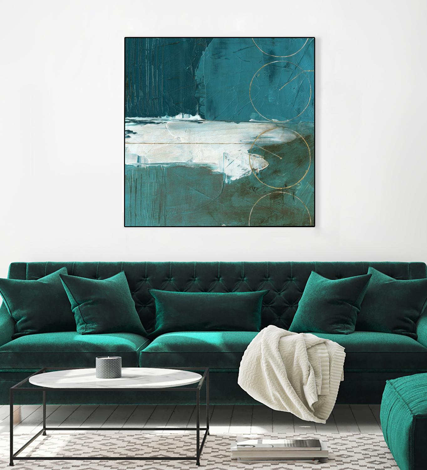 Seabound II by June Erica Vess on GIANT ART - blue abstract