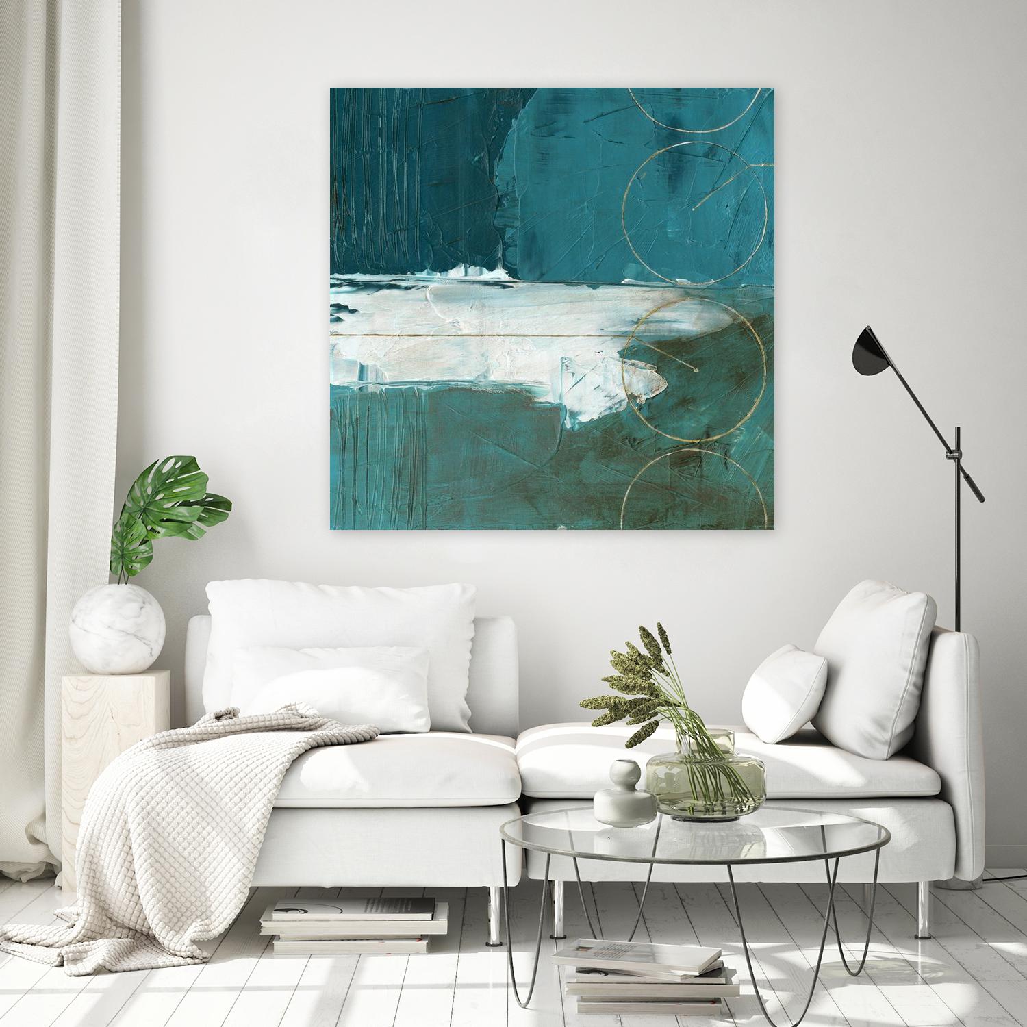 Seabound II by June Erica Vess on GIANT ART - blue abstract