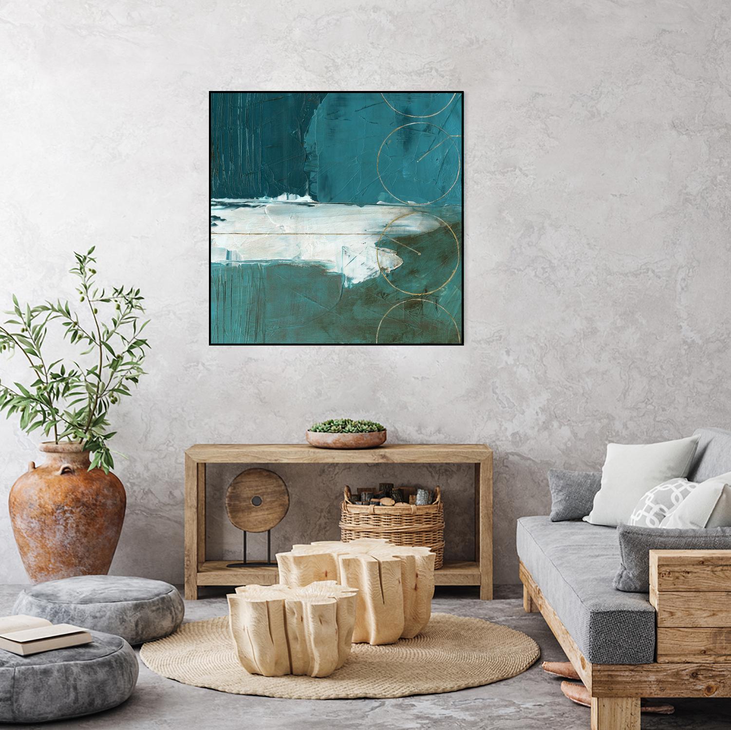 Seabound II by June Erica Vess on GIANT ART - blue abstract