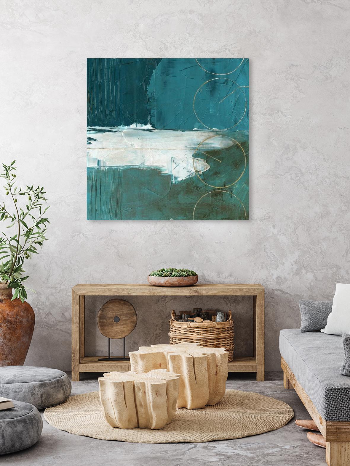 Seabound II by June Erica Vess on GIANT ART - blue abstract