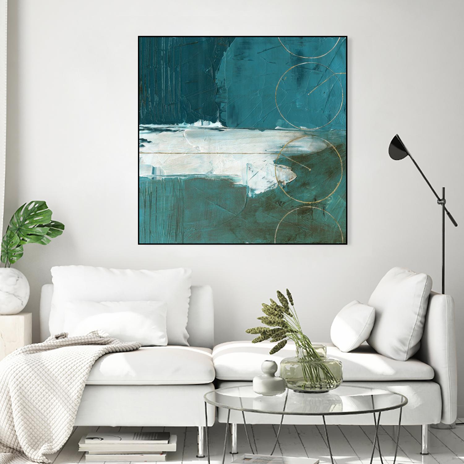 Seabound II by June Erica Vess on GIANT ART - blue abstract