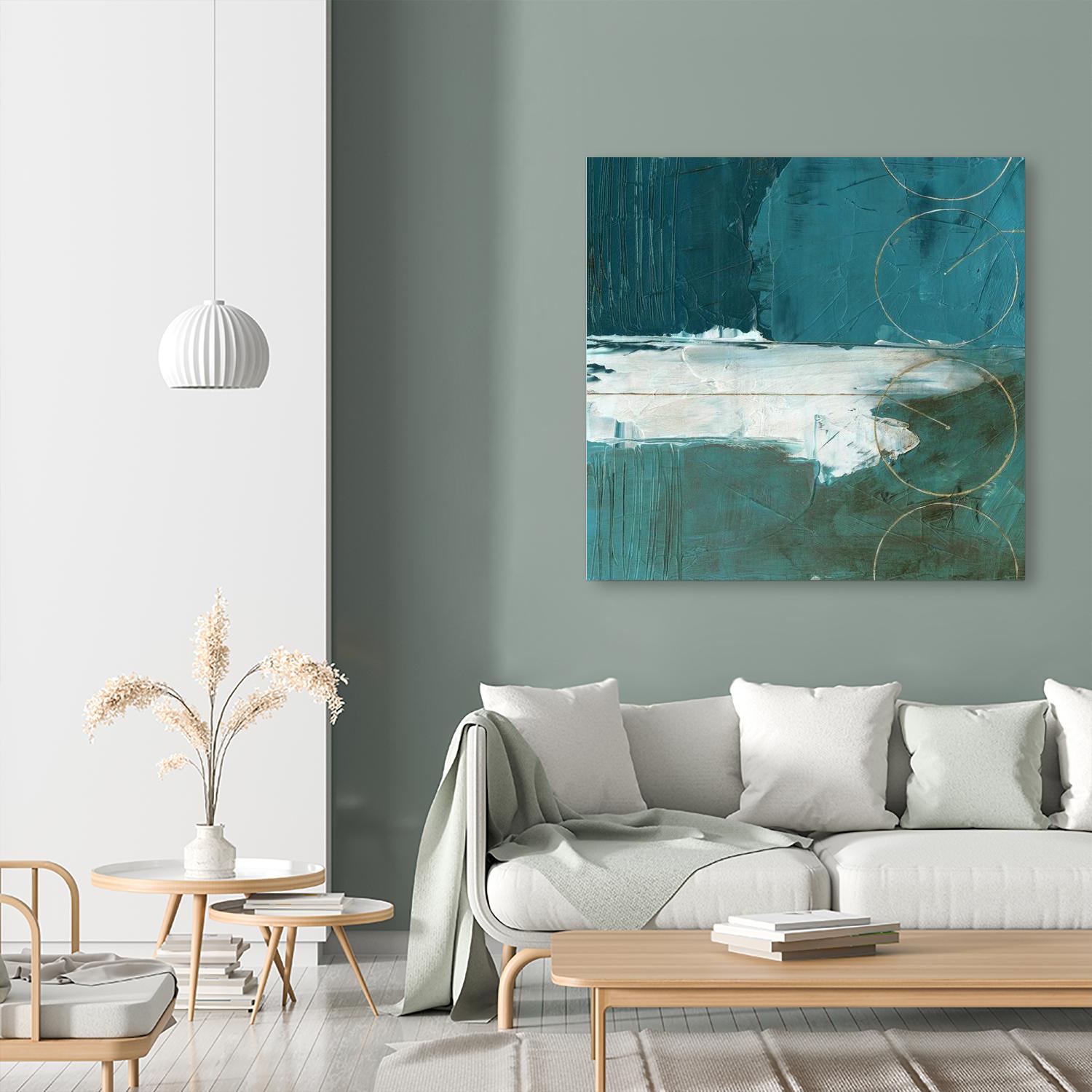 Seabound II by June Erica Vess on GIANT ART - blue abstract