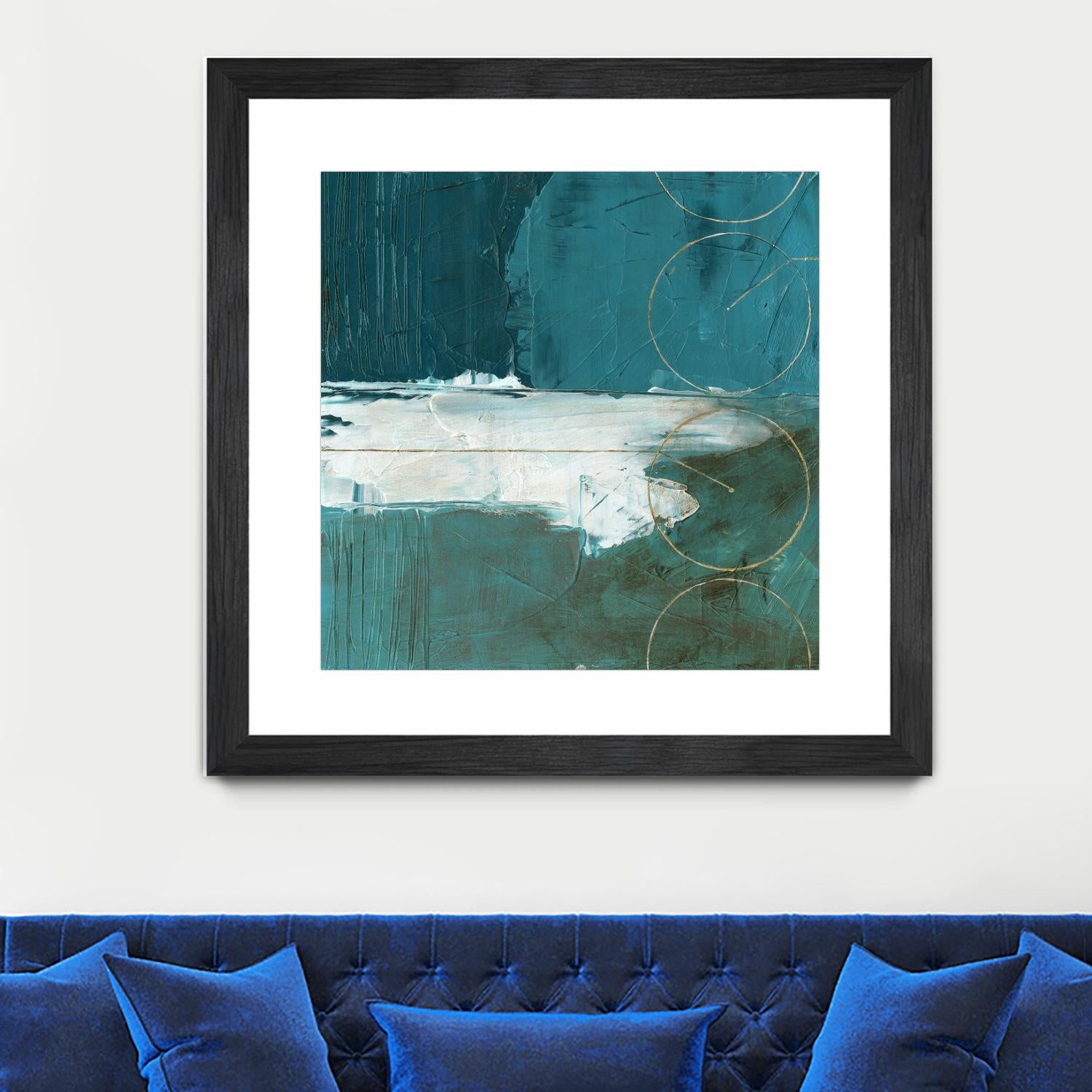 Seabound II by June Erica Vess on GIANT ART - blue abstract