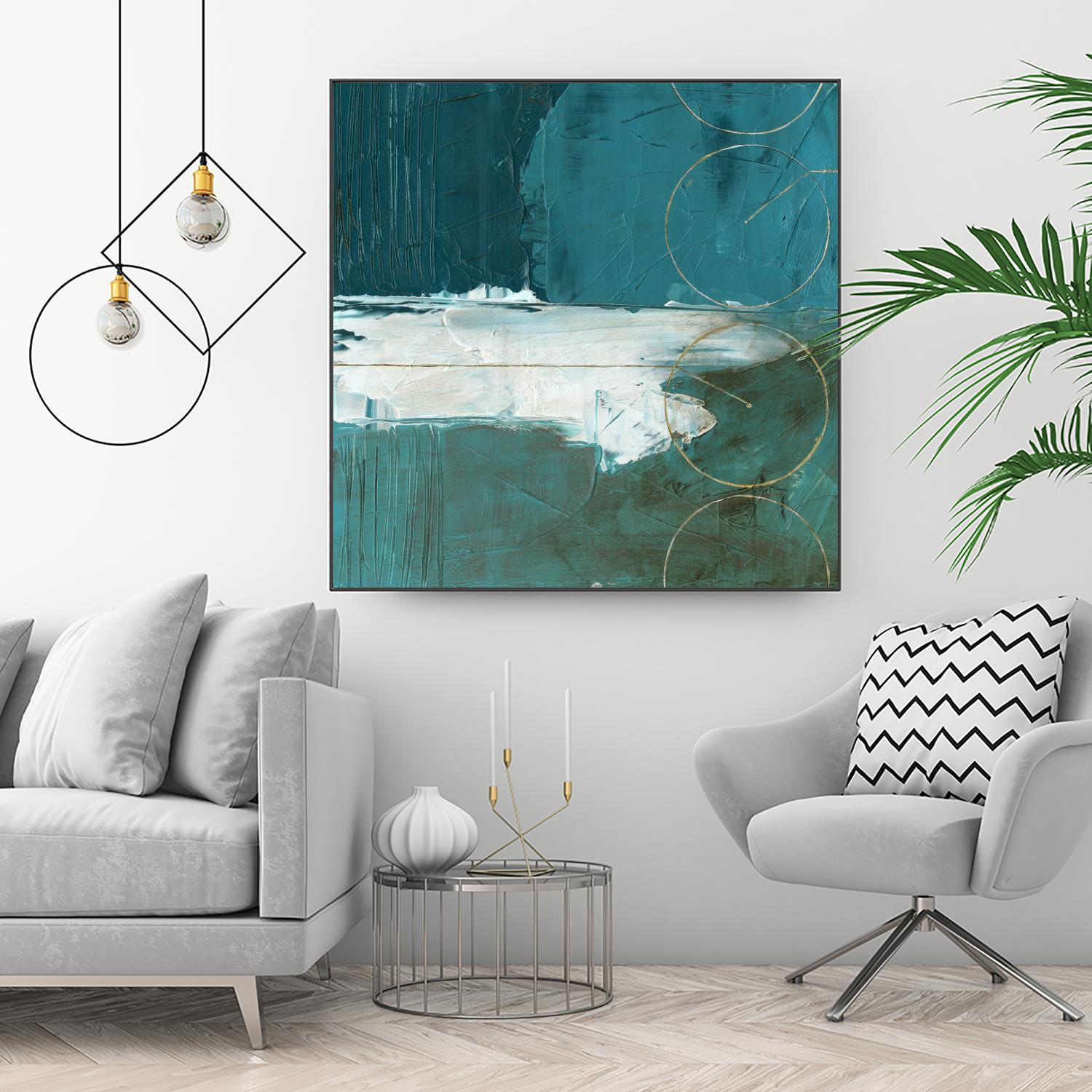 Seabound II by June Erica Vess on GIANT ART - blue abstract