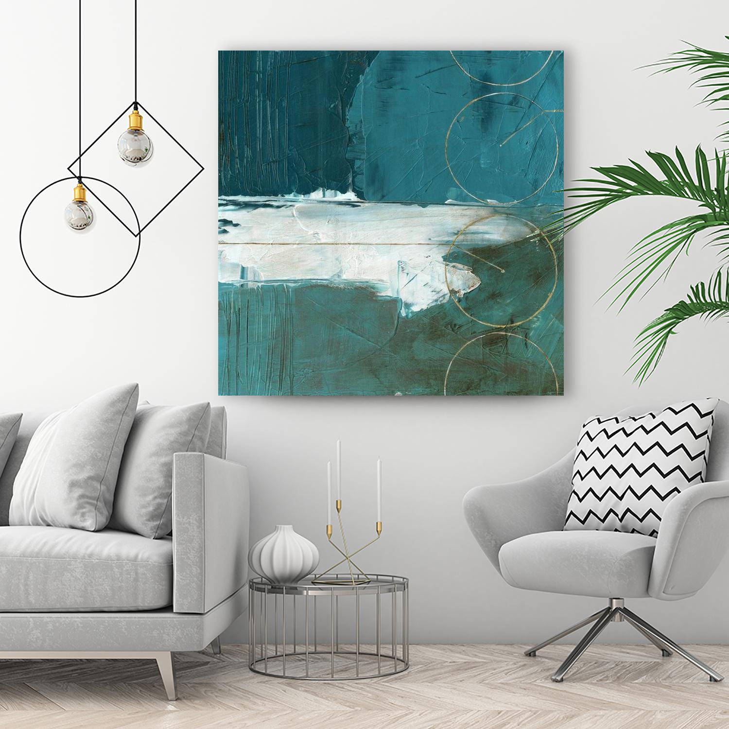 Seabound II by June Erica Vess on GIANT ART - blue abstract