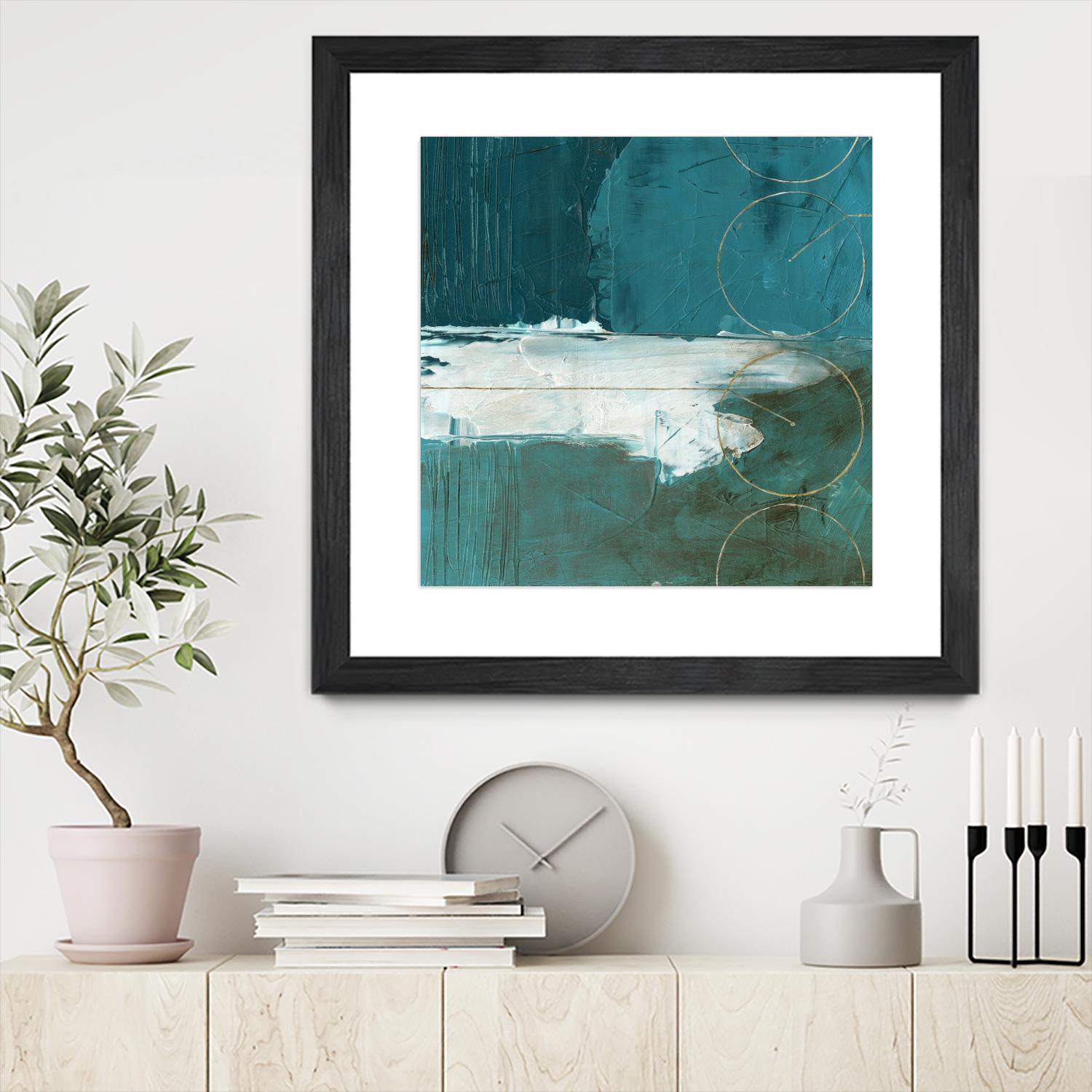 Seabound II by June Erica Vess on GIANT ART - blue abstract