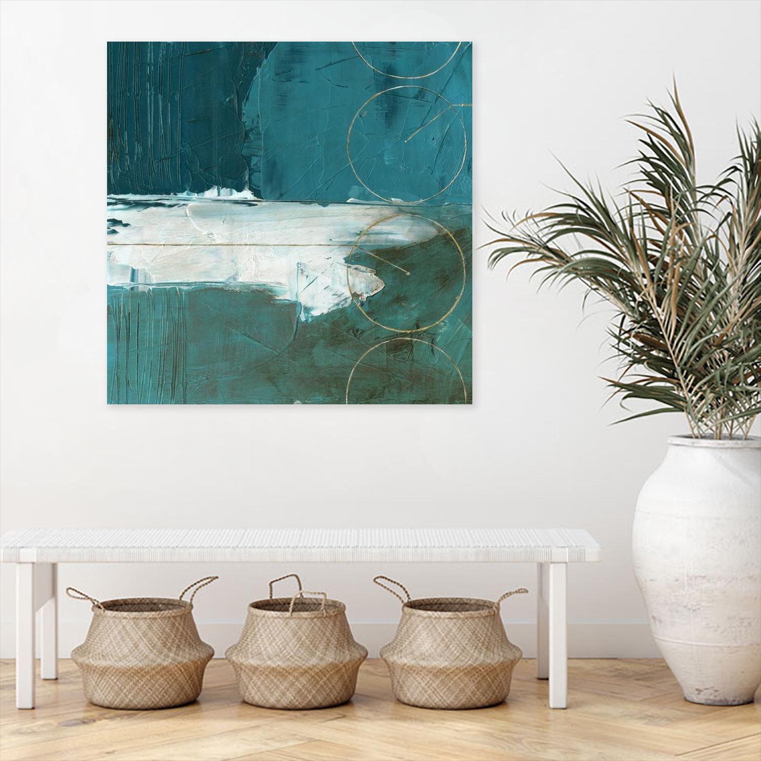 Seabound II by June Erica Vess on GIANT ART - blue abstract