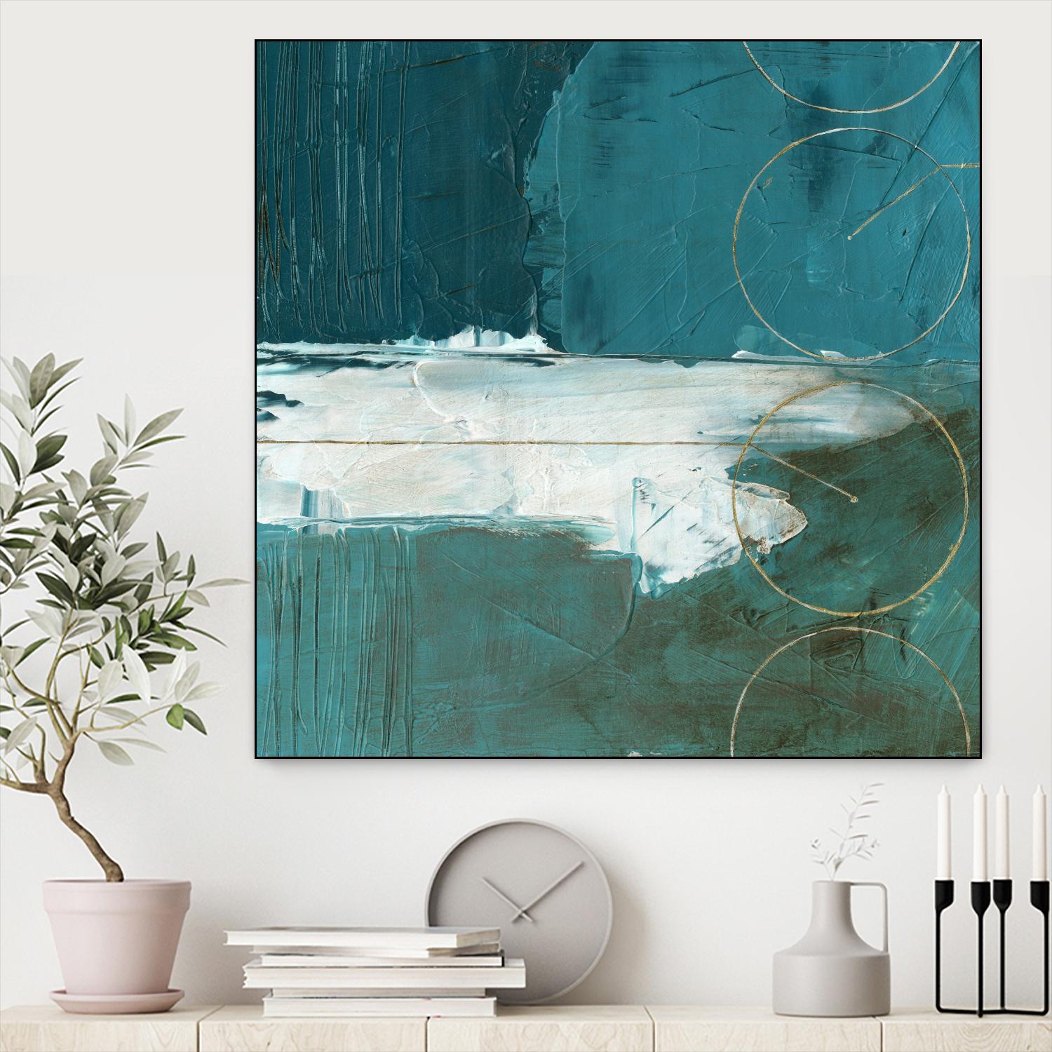 Seabound II by June Erica Vess on GIANT ART - blue abstract