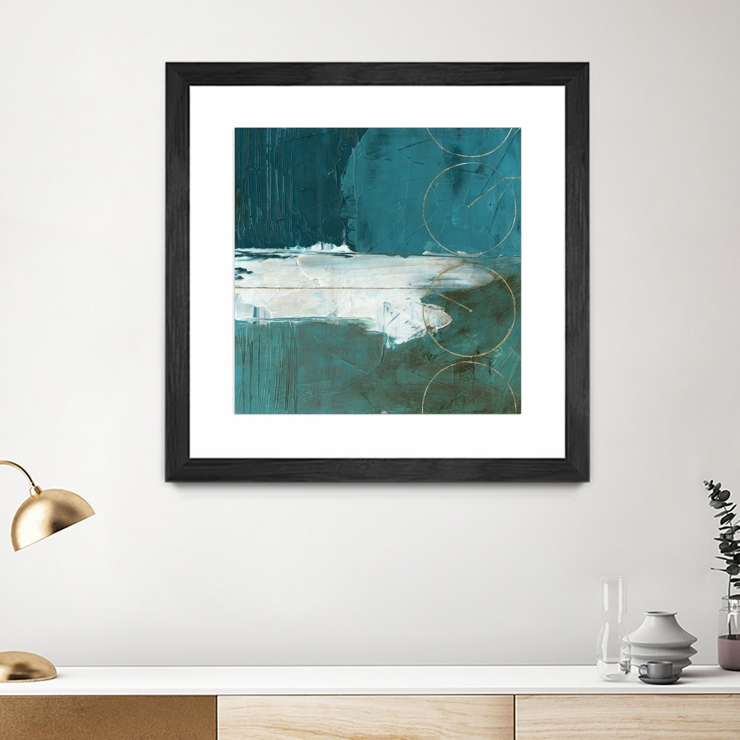 Seabound II by June Erica Vess on GIANT ART - blue abstract