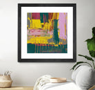 City Lights II by Jennifer Goldberger on GIANT ART - pink abstract