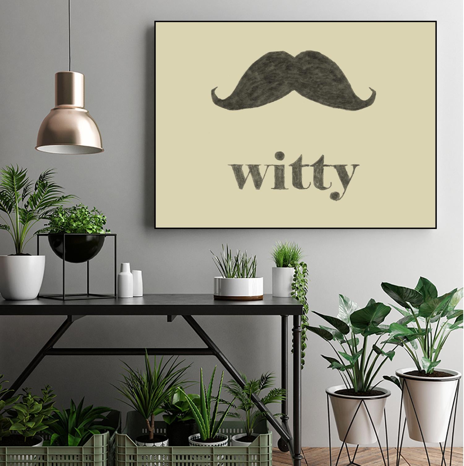 Witty by Jason Johnson on GIANT ART - black fashion