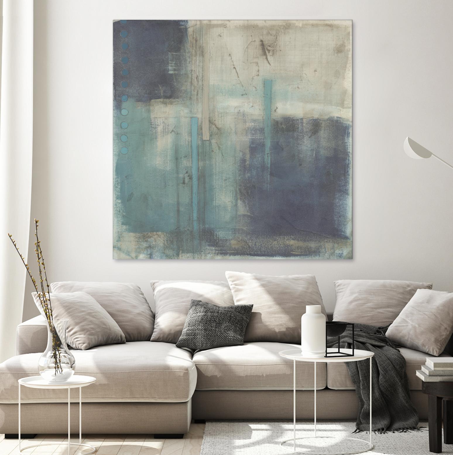 Crossfade I by June Erica Vess on GIANT ART - blue abstract