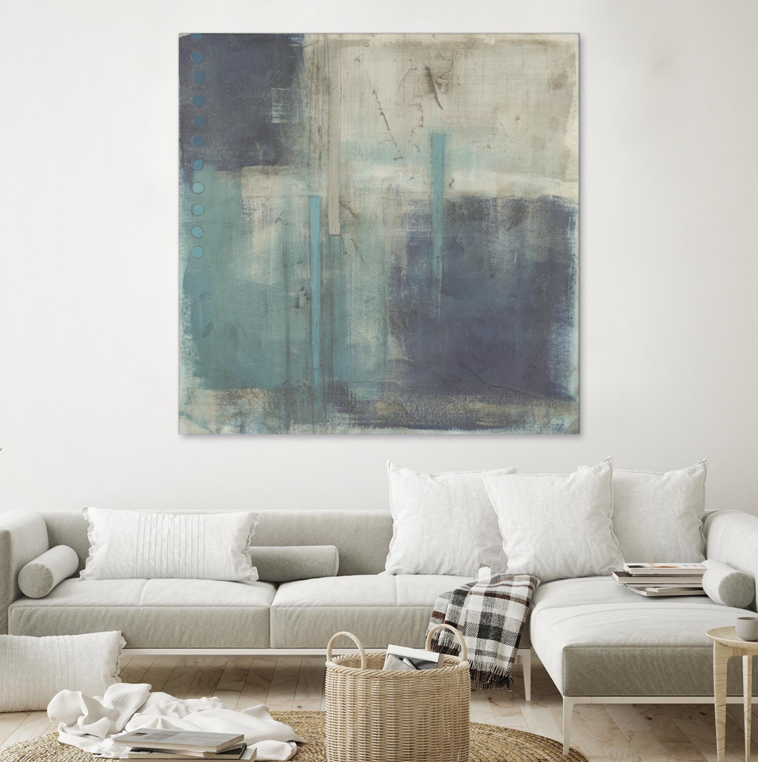 Crossfade I by June Erica Vess on GIANT ART - blue abstract