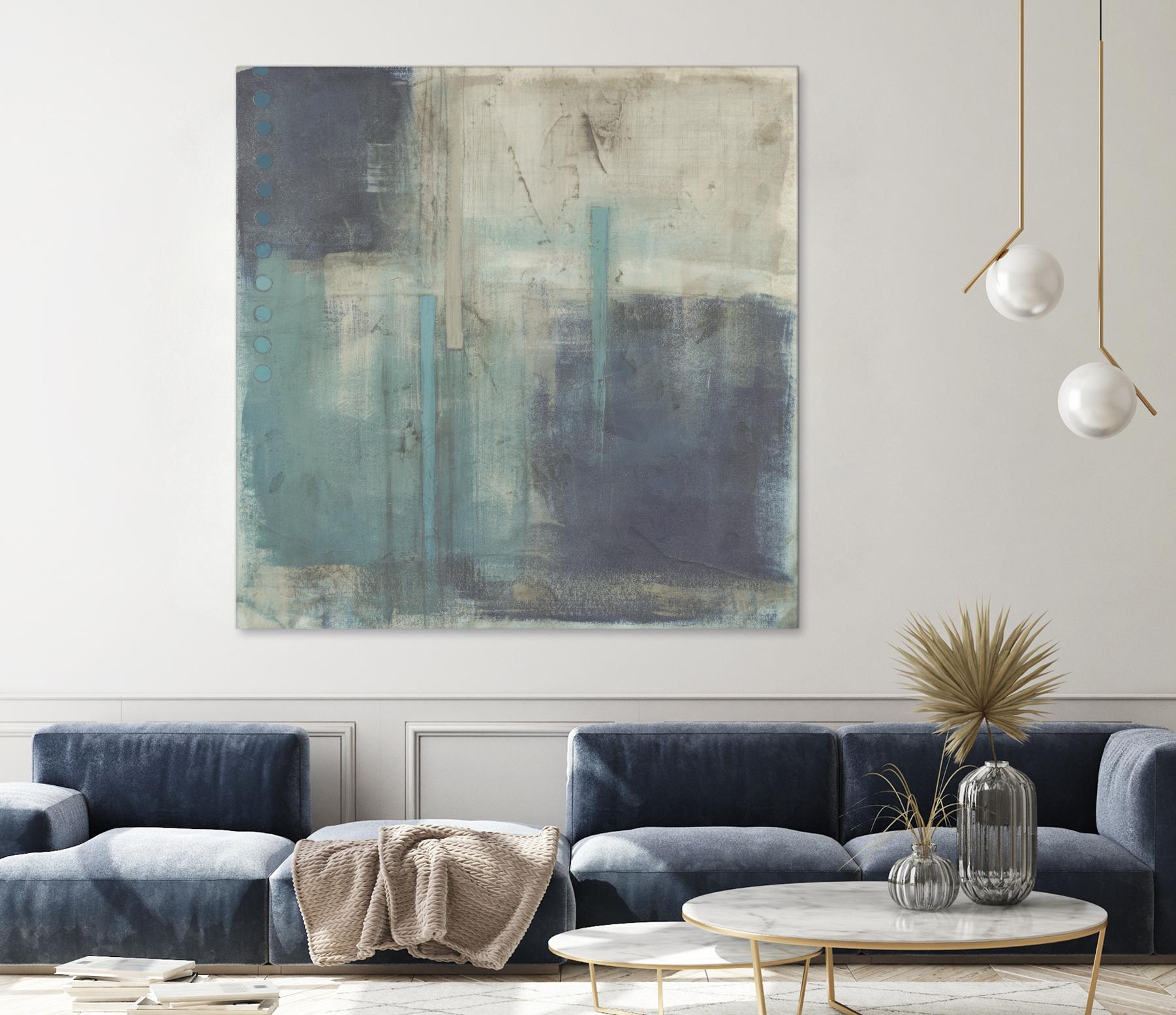 Crossfade I by June Erica Vess on GIANT ART - blue abstract