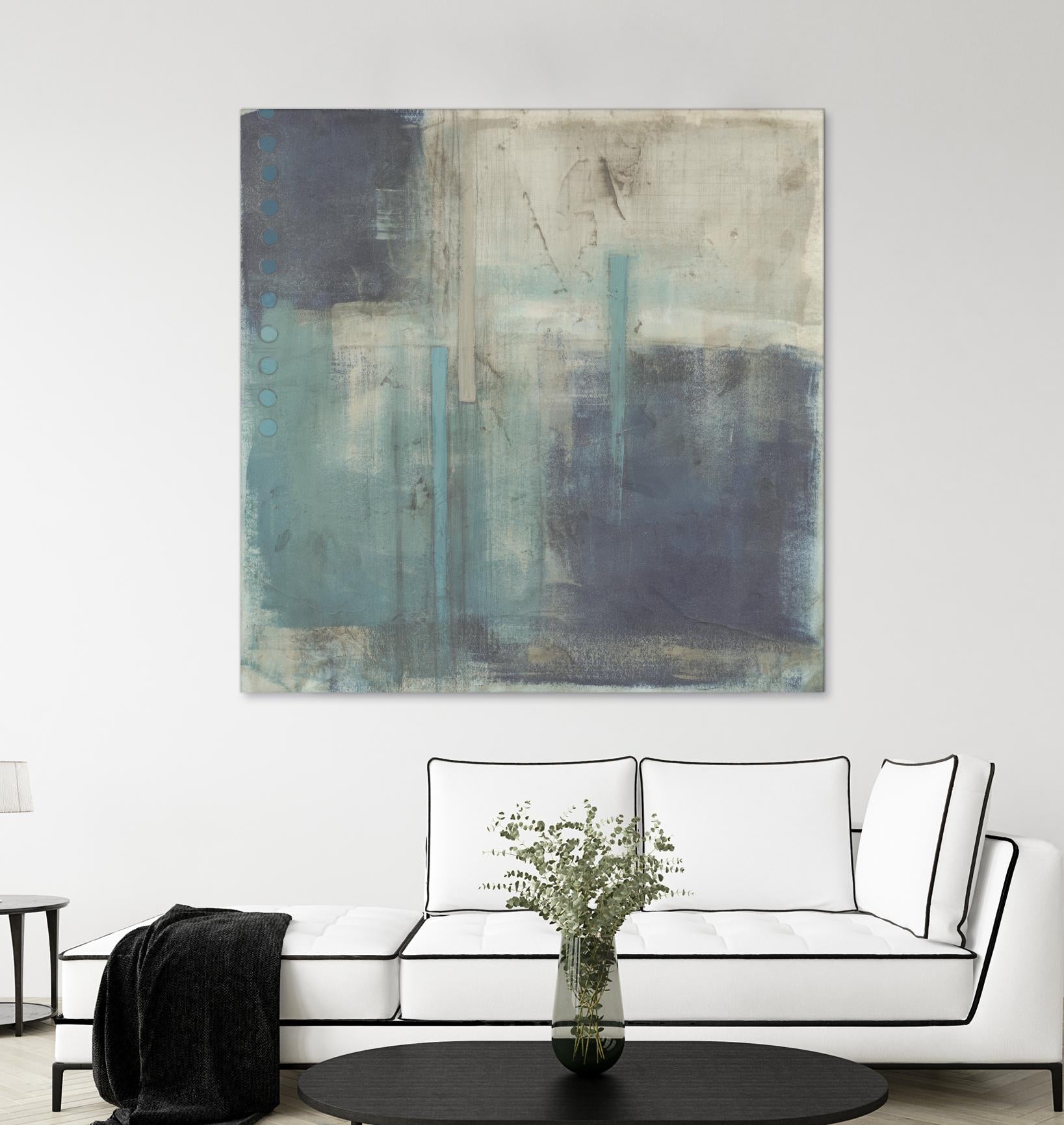 Crossfade I by June Erica Vess on GIANT ART - blue abstract