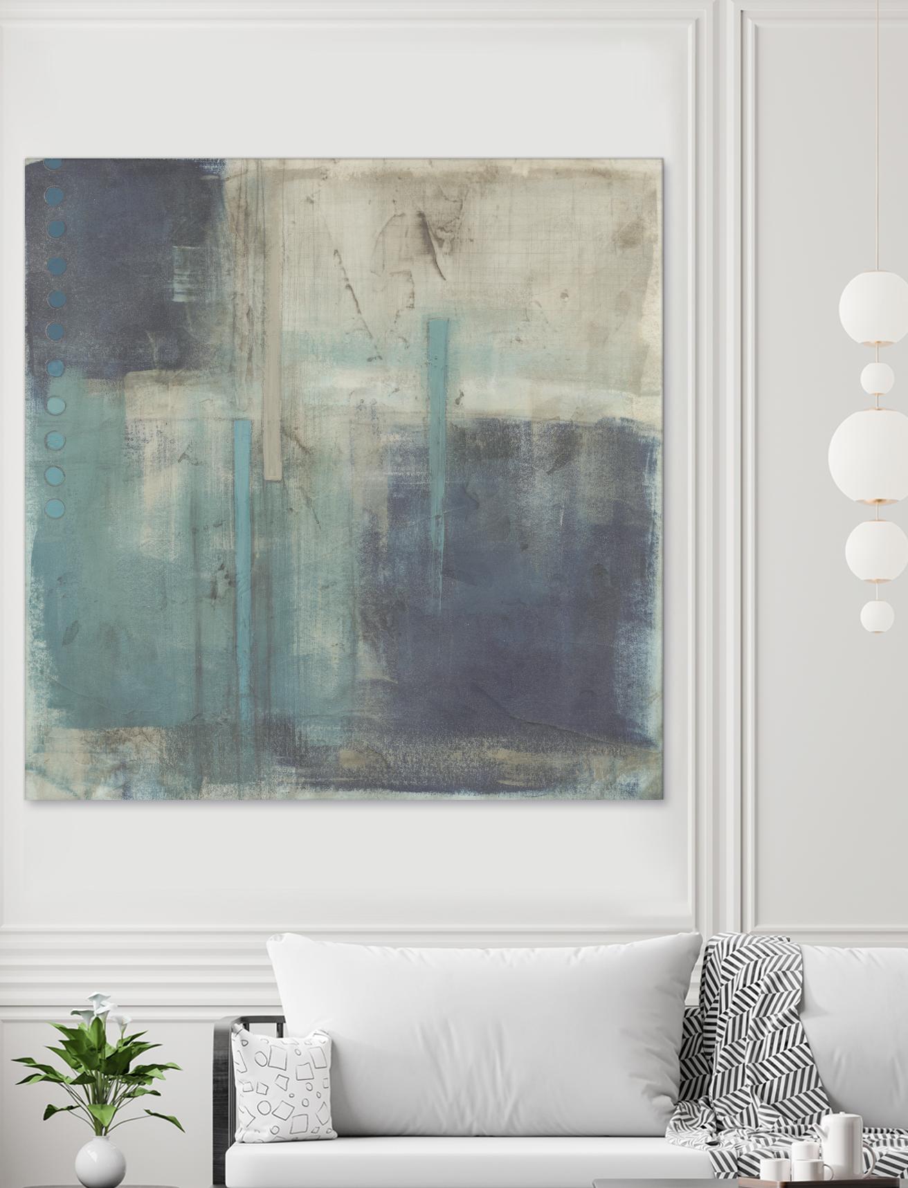 Crossfade I by June Erica Vess on GIANT ART - blue abstract