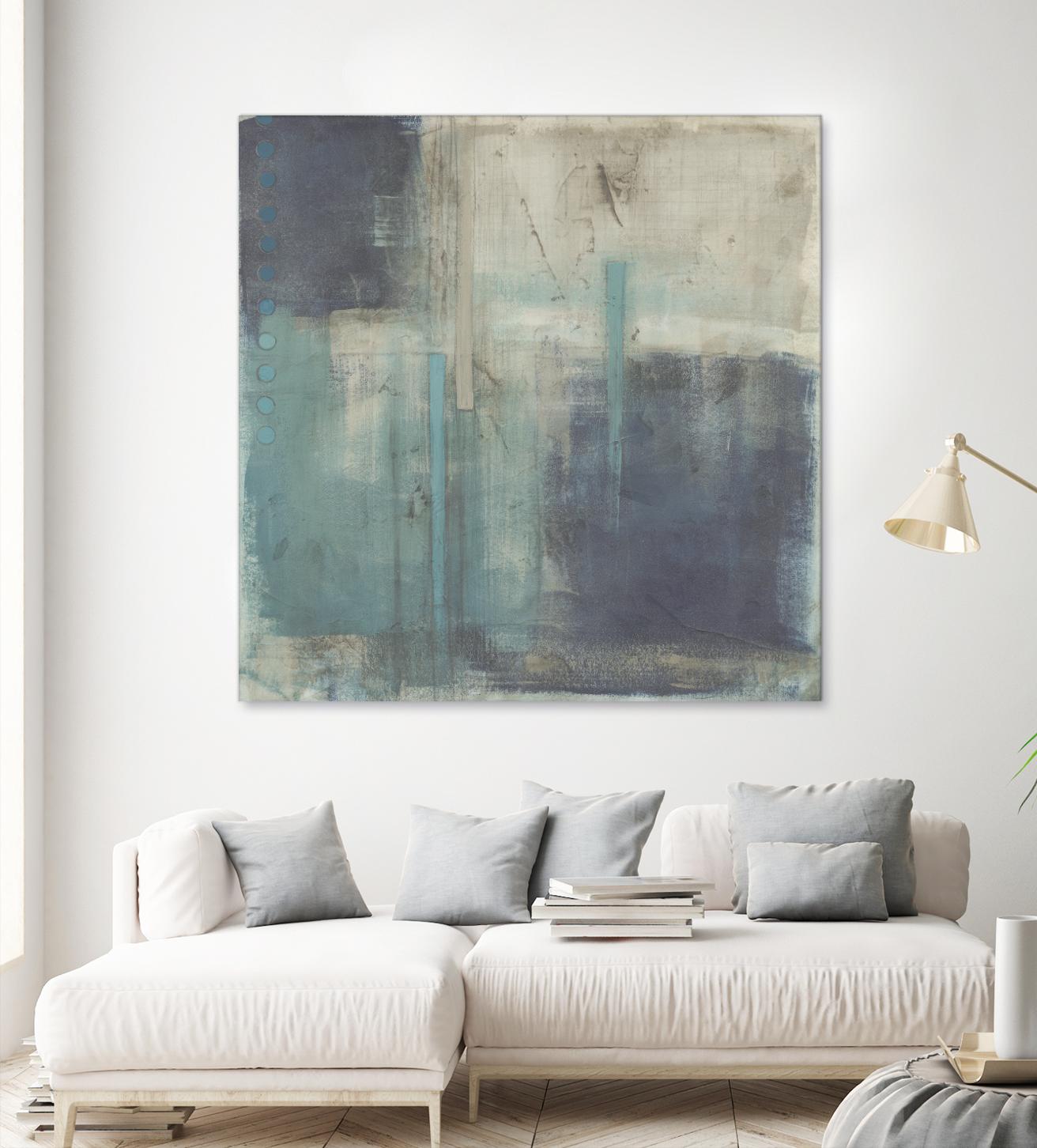 Crossfade I by June Erica Vess on GIANT ART - blue abstract