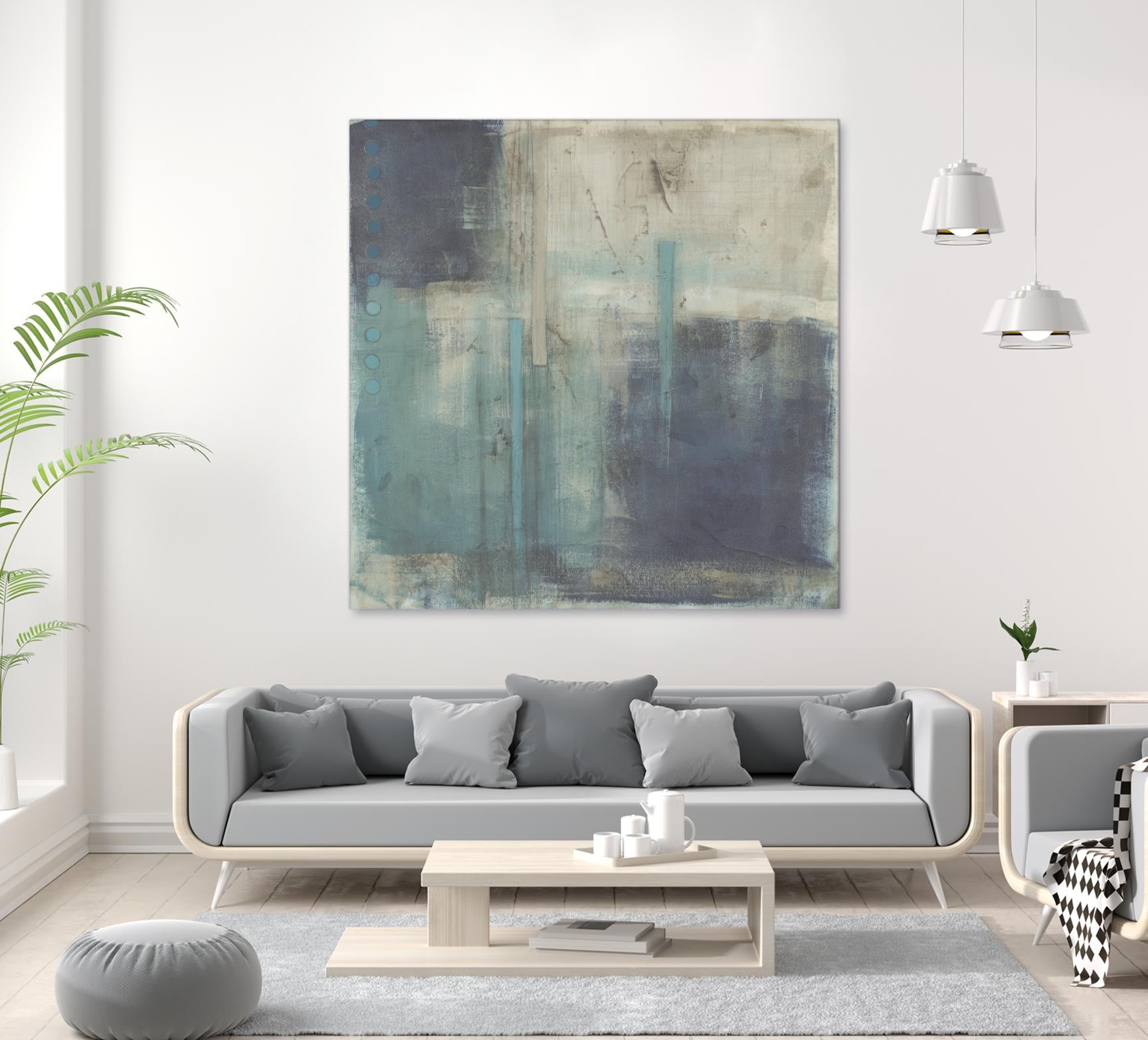 Crossfade I by June Erica Vess on GIANT ART - blue abstract