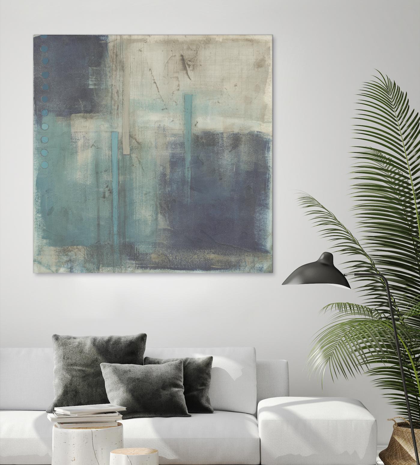 Crossfade I by June Erica Vess on GIANT ART - blue abstract