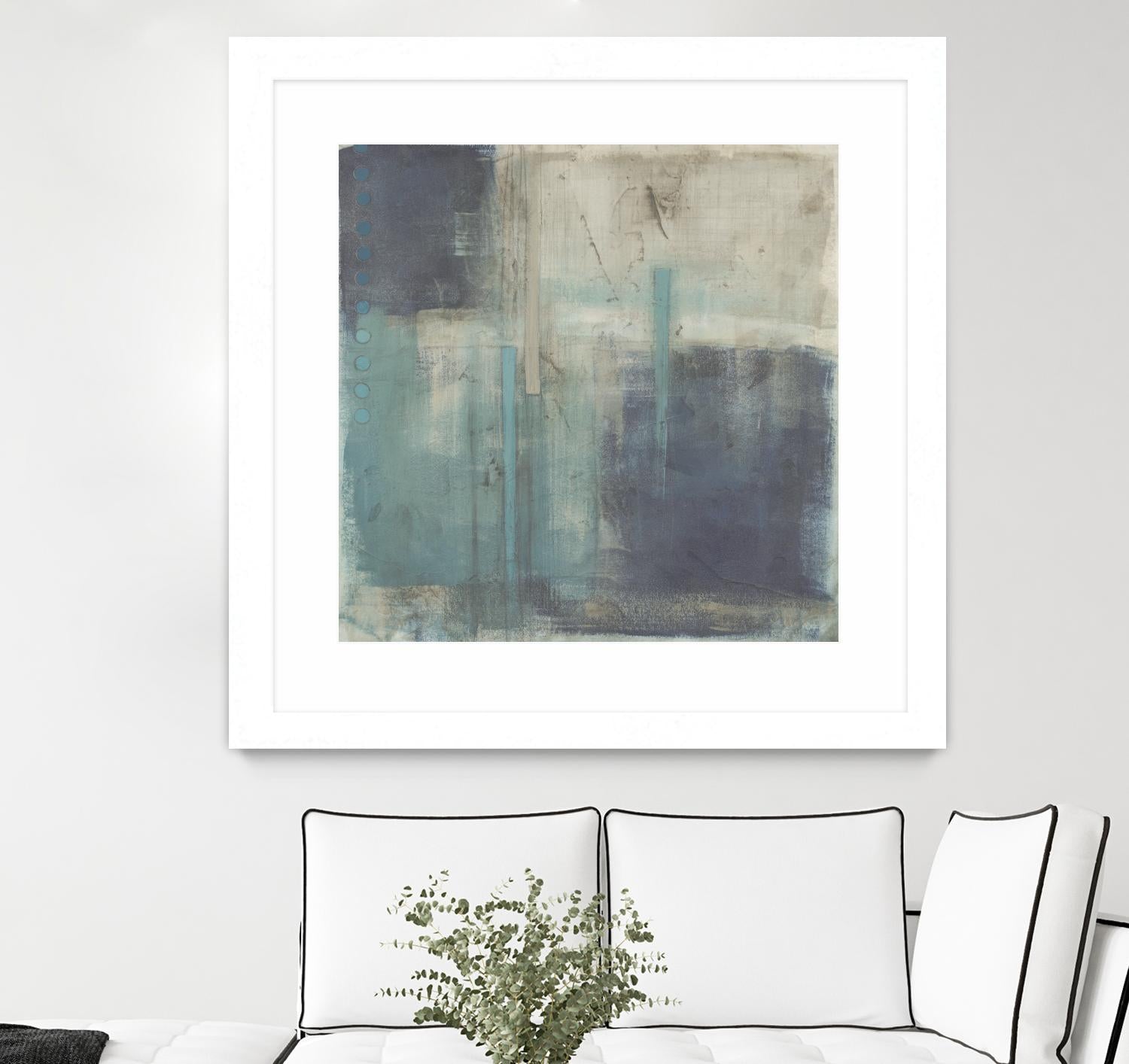 Crossfade I by June Erica Vess on GIANT ART - blue abstract
