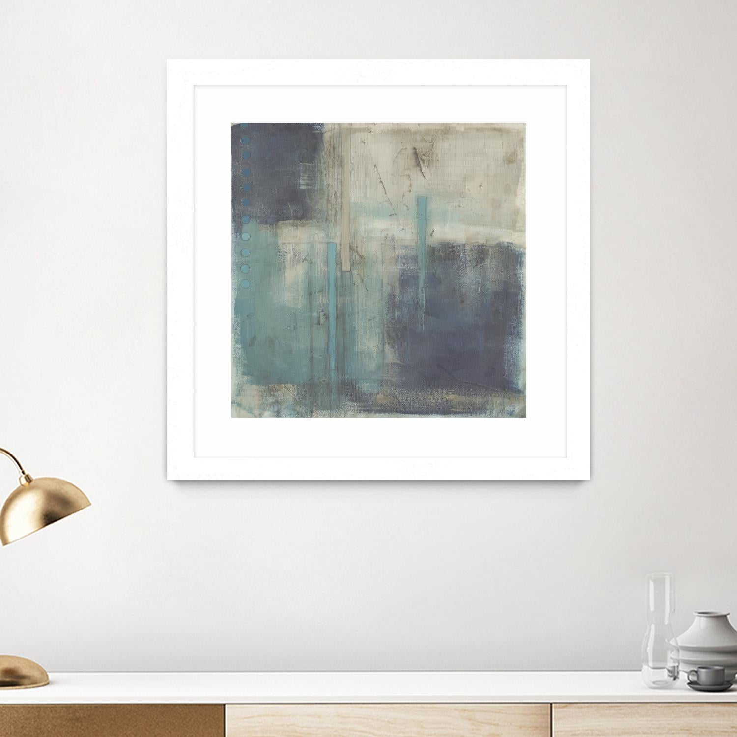 Crossfade I by June Erica Vess on GIANT ART - blue abstract