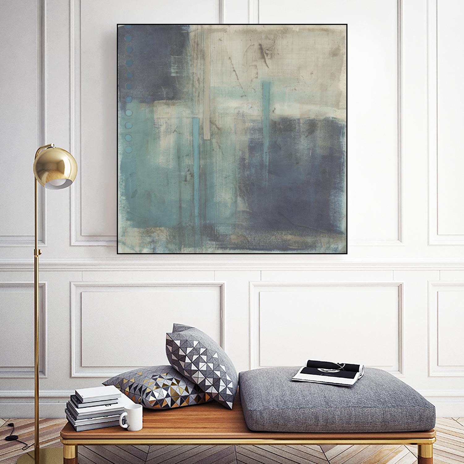 Crossfade I by June Erica Vess on GIANT ART - blue abstract