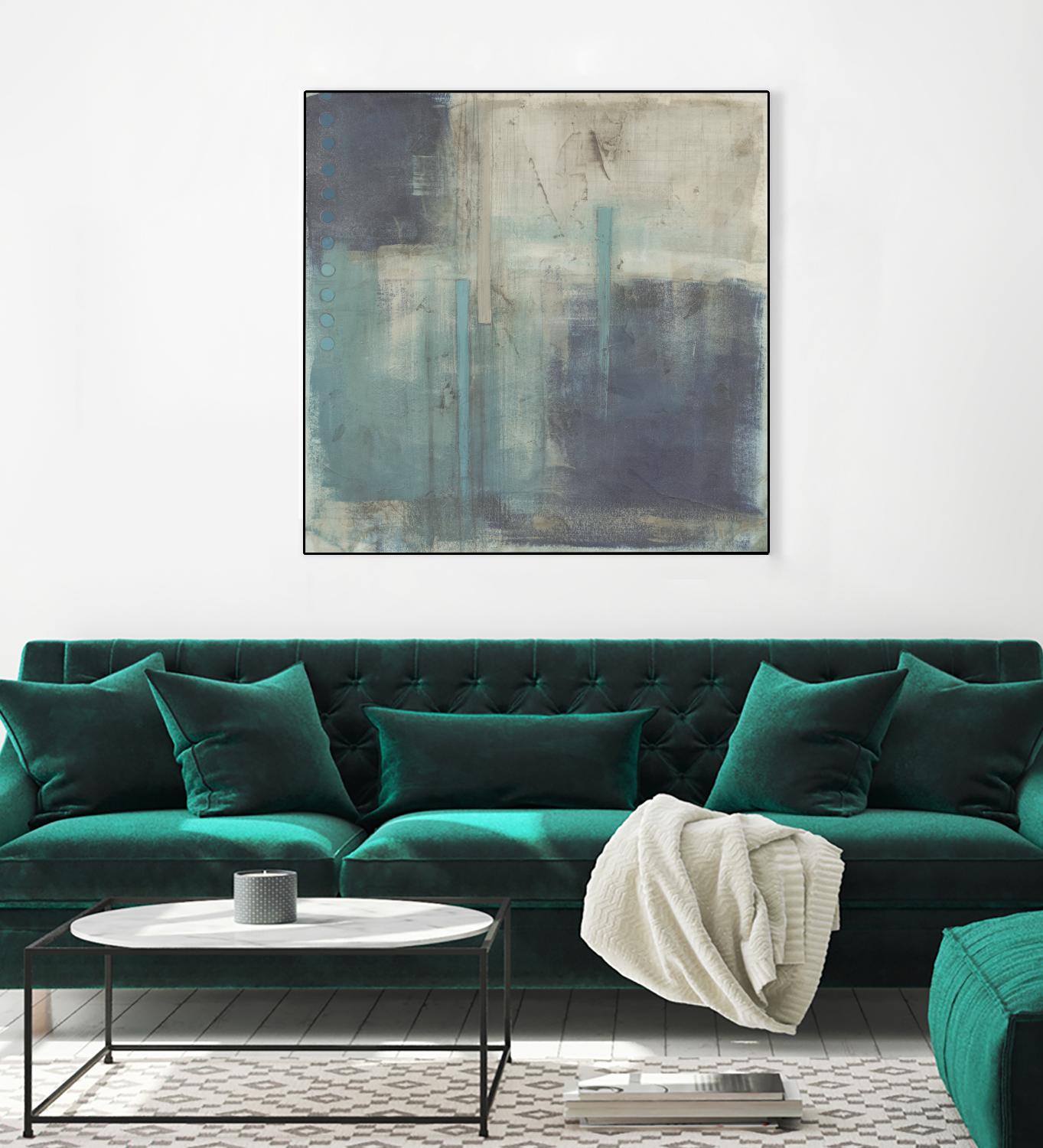Crossfade I by June Erica Vess on GIANT ART - blue abstract