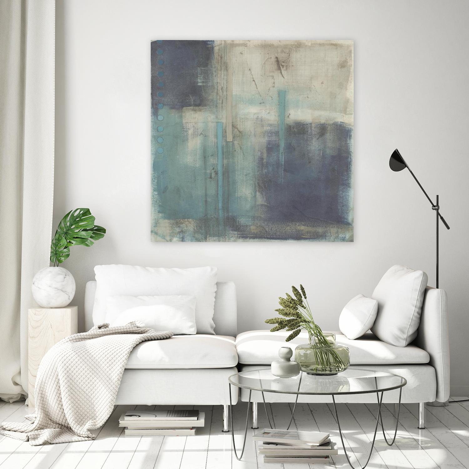 Crossfade I by June Erica Vess on GIANT ART - blue abstract