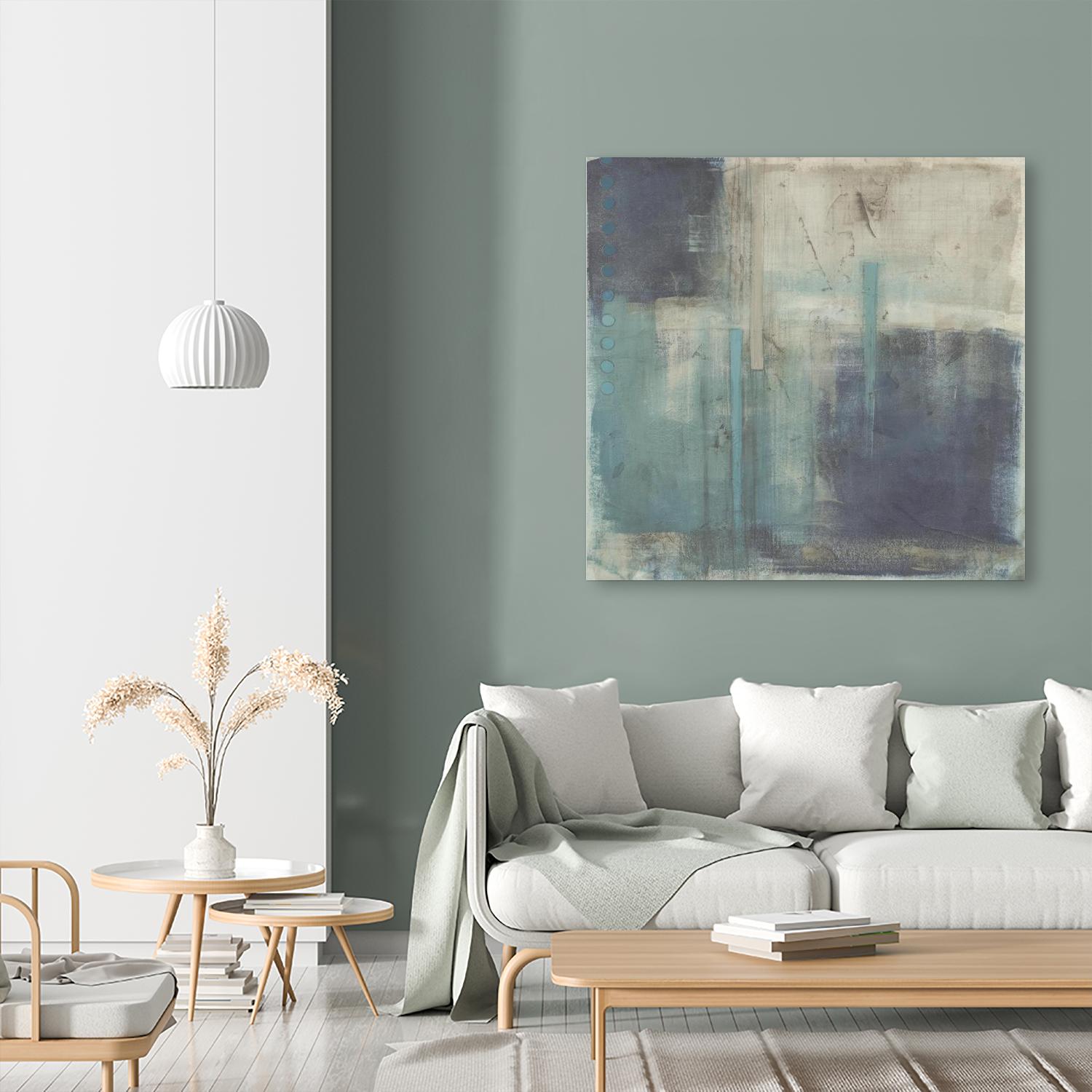 Crossfade I by June Erica Vess on GIANT ART - blue abstract