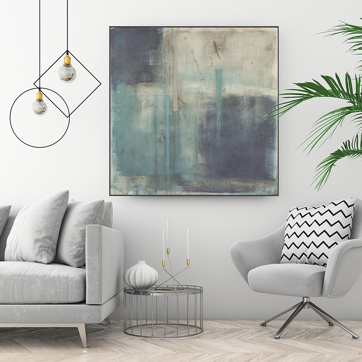 Crossfade I by June Erica Vess on GIANT ART - blue abstract