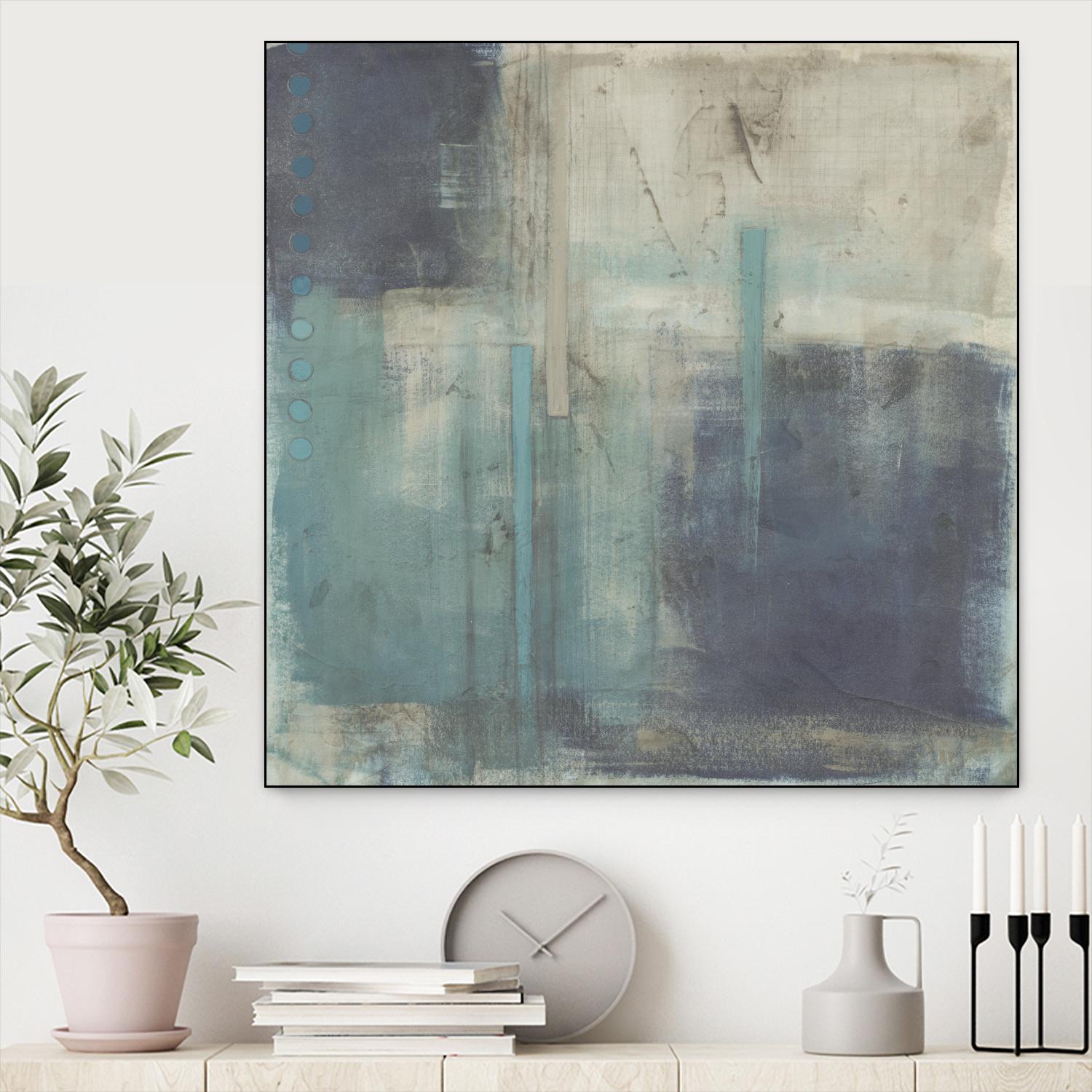 Crossfade I by June Erica Vess on GIANT ART - blue abstract