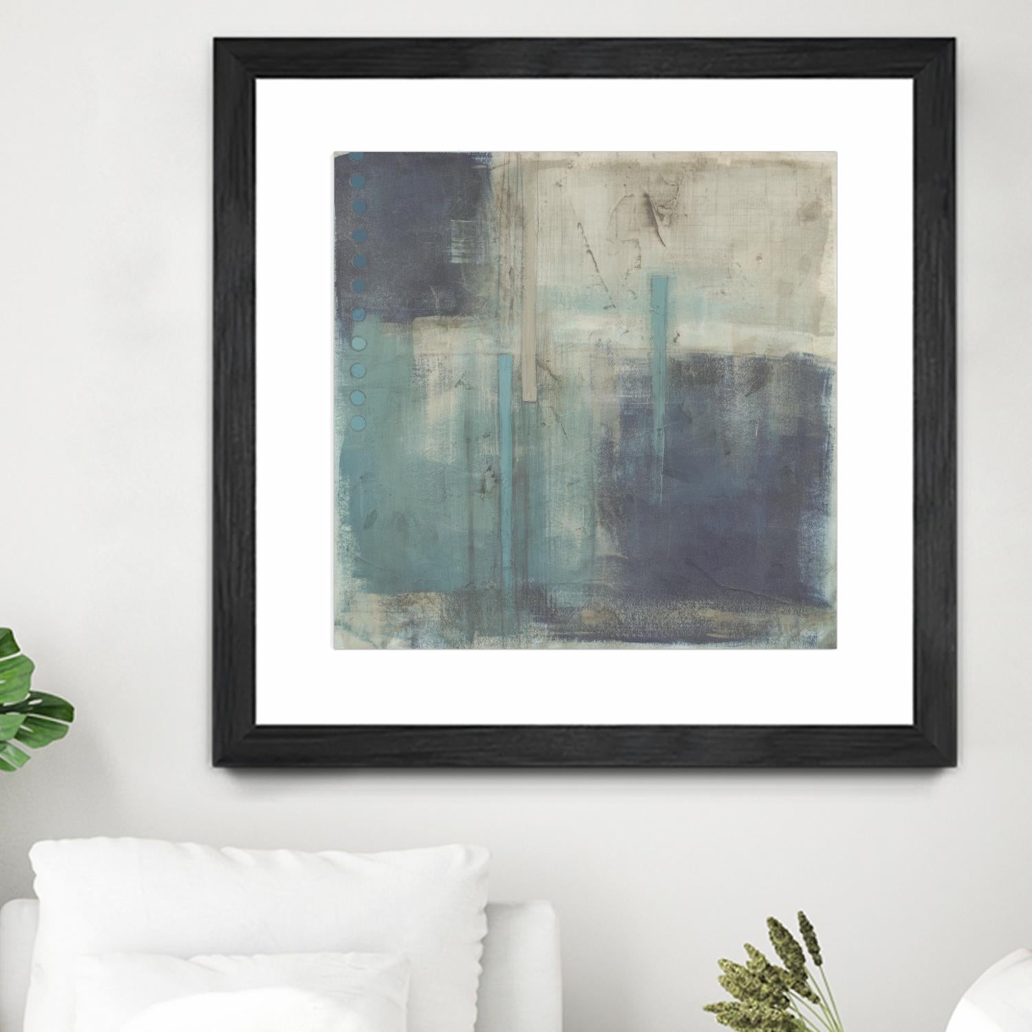 Crossfade I by June Erica Vess on GIANT ART - blue abstract