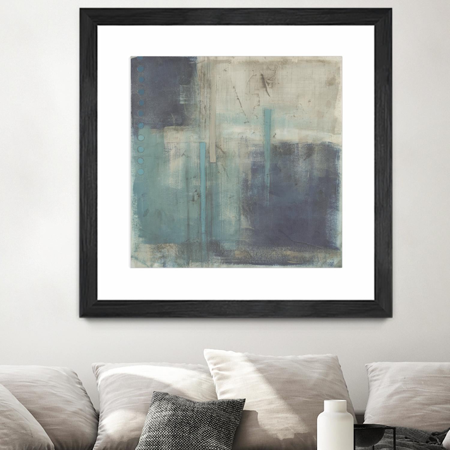 Crossfade I by June Erica Vess on GIANT ART - blue abstract