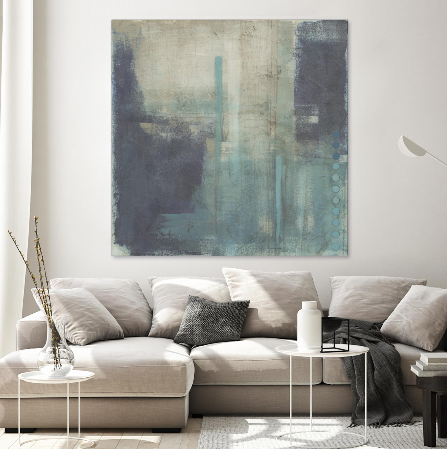 Crossfade II by June Erica Vess on GIANT ART - blue abstract