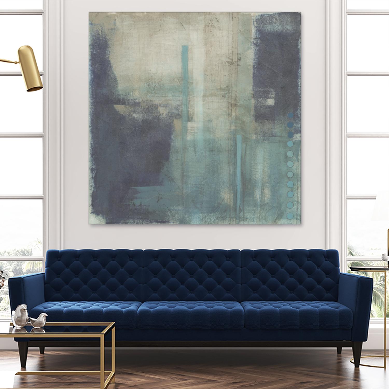 Crossfade II by June Erica Vess on GIANT ART - blue abstract