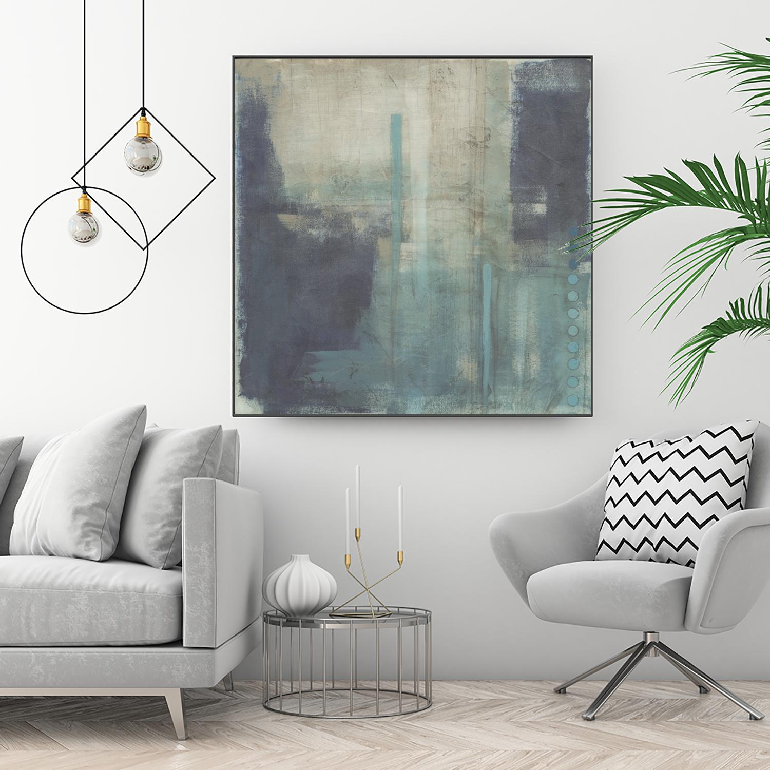 Crossfade II by June Erica Vess on GIANT ART - blue abstract