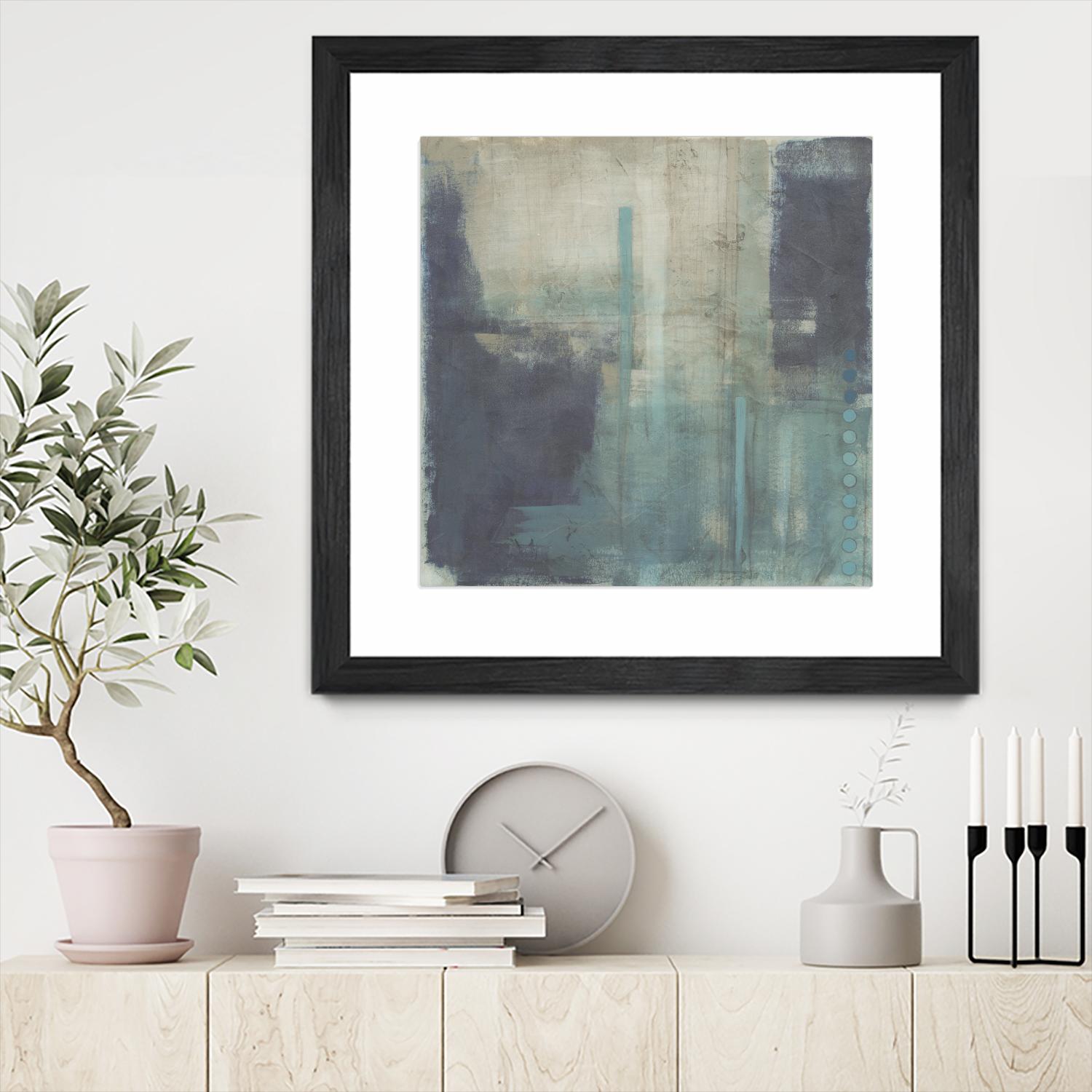 Crossfade II by June Erica Vess on GIANT ART - blue abstract