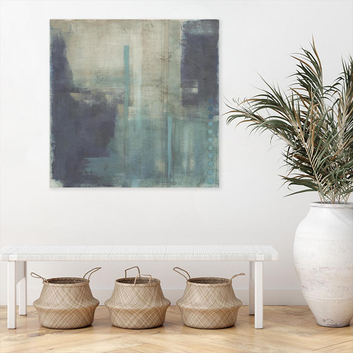 Crossfade II by June Erica Vess on GIANT ART - blue abstract