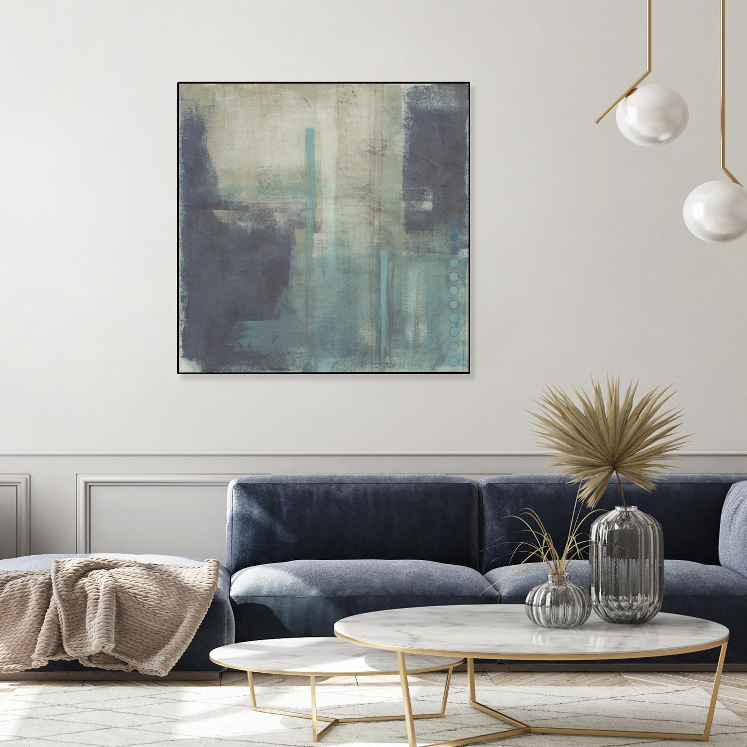 Crossfade II by June Erica Vess on GIANT ART - blue abstract