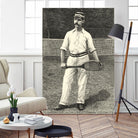 Harpers Weekly Tennis II by Unknown on GIANT ART - black leisure