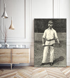 Harpers Weekly Tennis II by Unknown on GIANT ART - black leisure