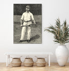 Harpers Weekly Tennis II by Unknown on GIANT ART - black leisure