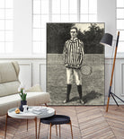 Harpers Weekly Tennis III by Unknown on GIANT ART - black leisure
