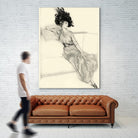 Feather Hat I by Vision Studio on GIANT ART - black fashion