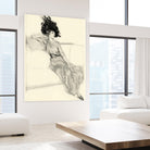 Feather Hat I by Vision Studio on GIANT ART - black fashion